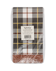 Black Fall Plaid Dinner Napkin