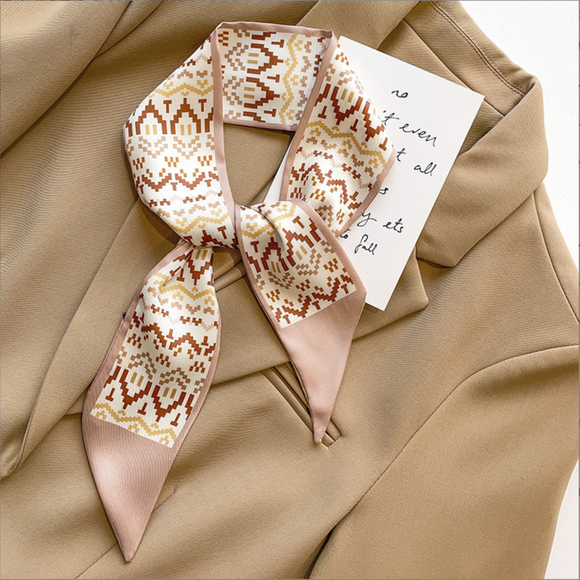 Silk Twilly Scarf Neck Scarf for Handbag Accessory Women: BRF