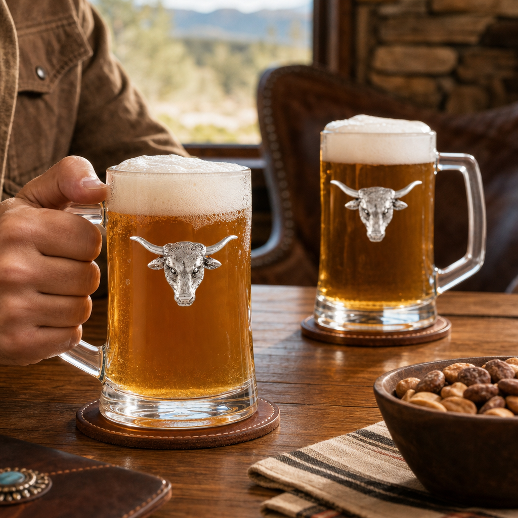Longhorn Beer Mugs
