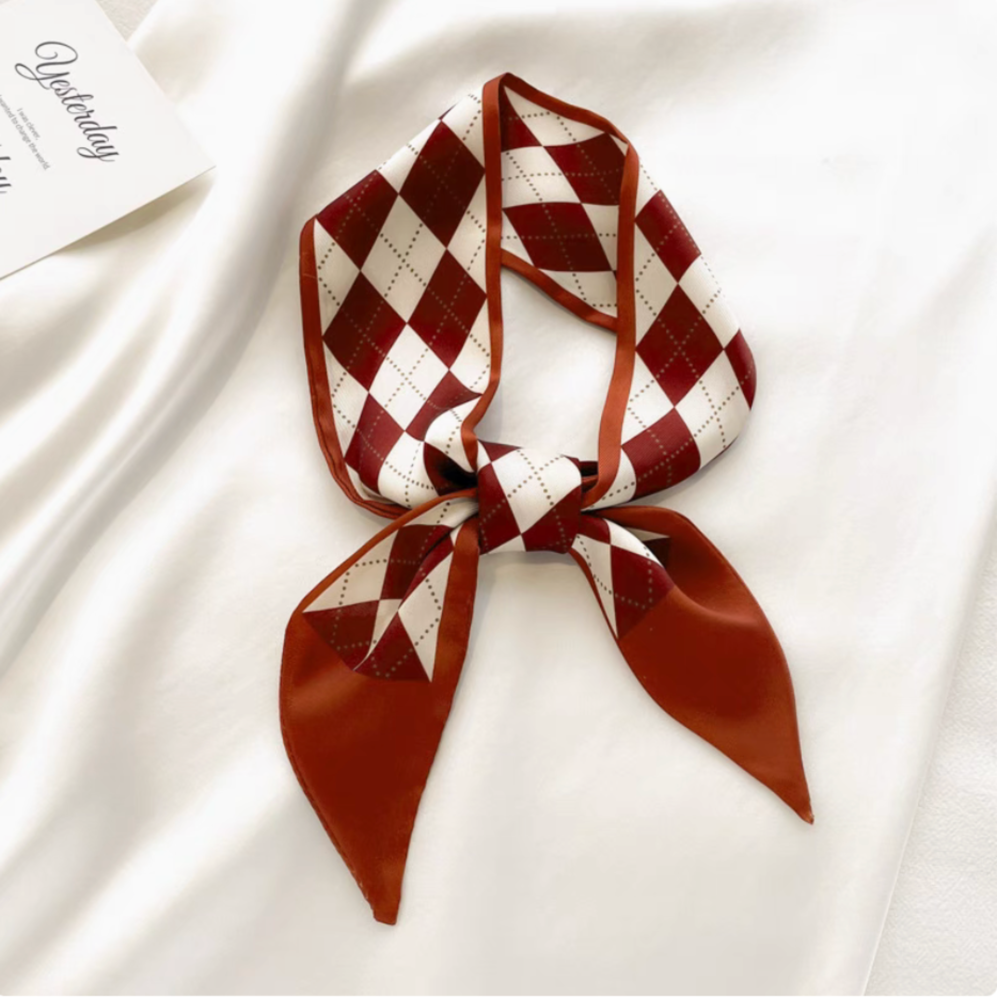Silk Twilly Scarf Neck Scarf for Handbag Accessory Women: BRF