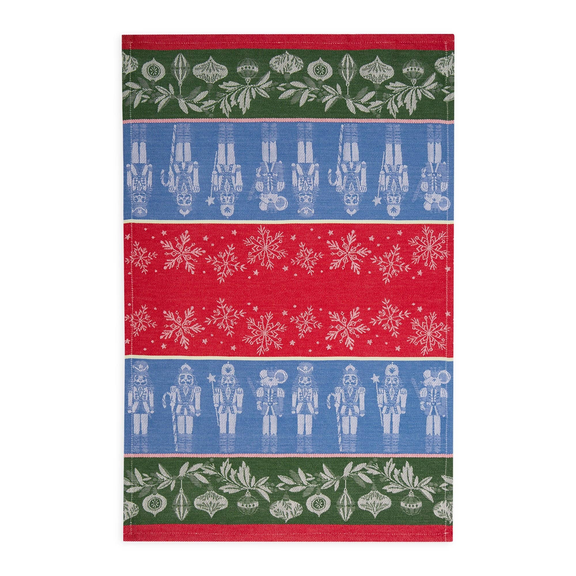 Holiday Nutcrackers Jacquard Dishtowel