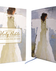 Holy Bible with angel design on cover and packaging