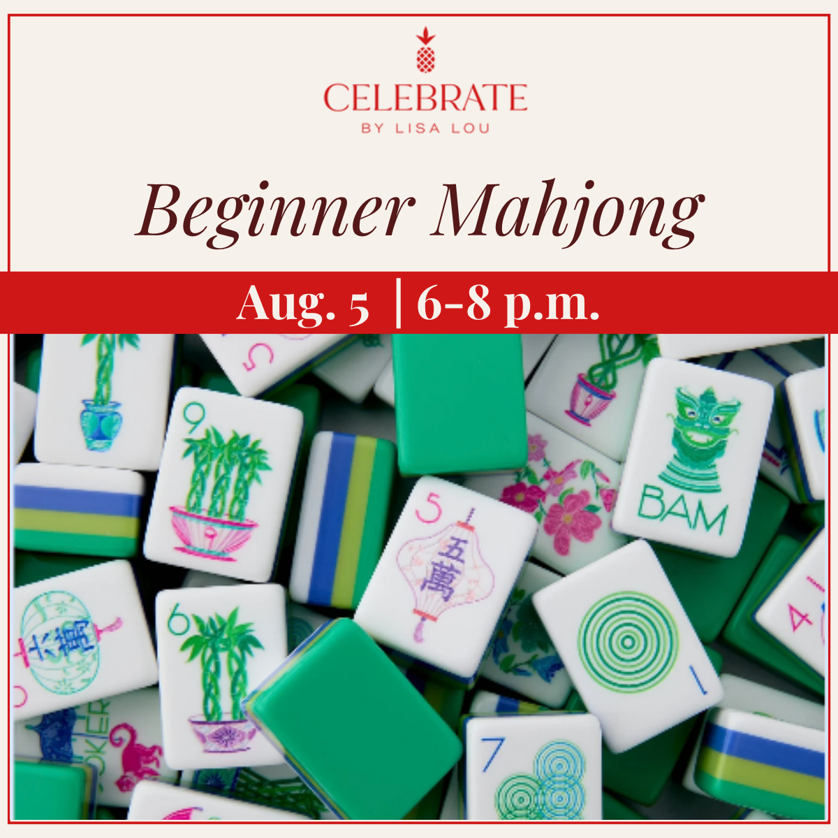 Evening Beginner Mahjong | August 5