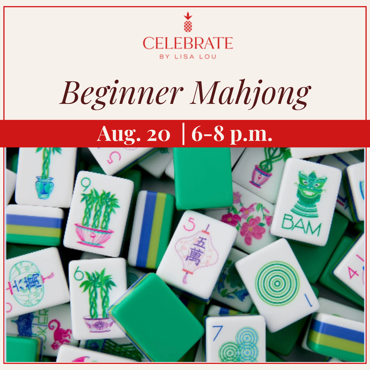 Evening Beginner Mahjong | August 20