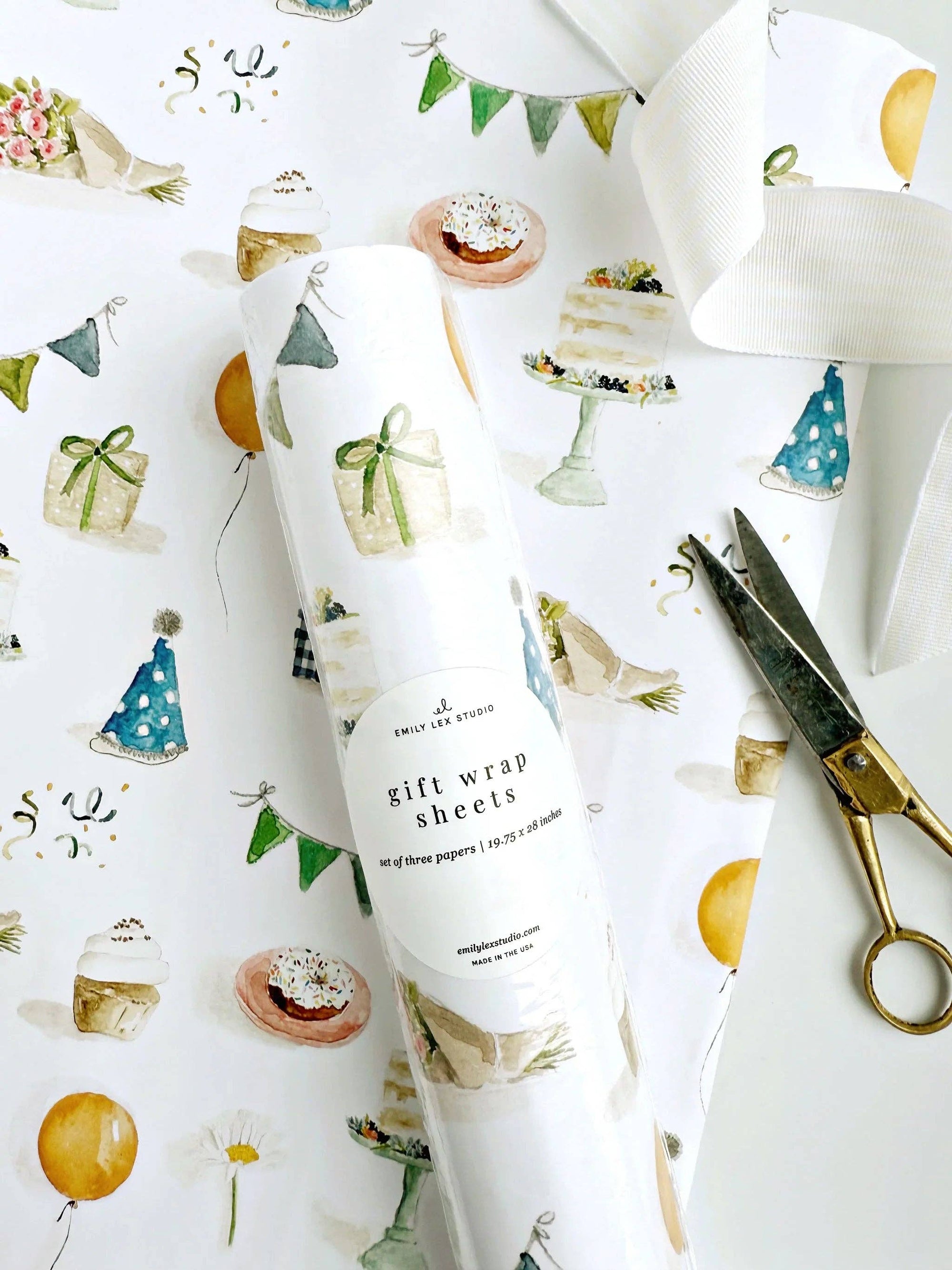 Gift Wrap Sheets from Emily Lex Studio