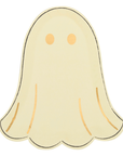 Ghost paper plate with a simple design on a white background