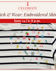 Stitch & Wear: Embroidered Shirts | June 24