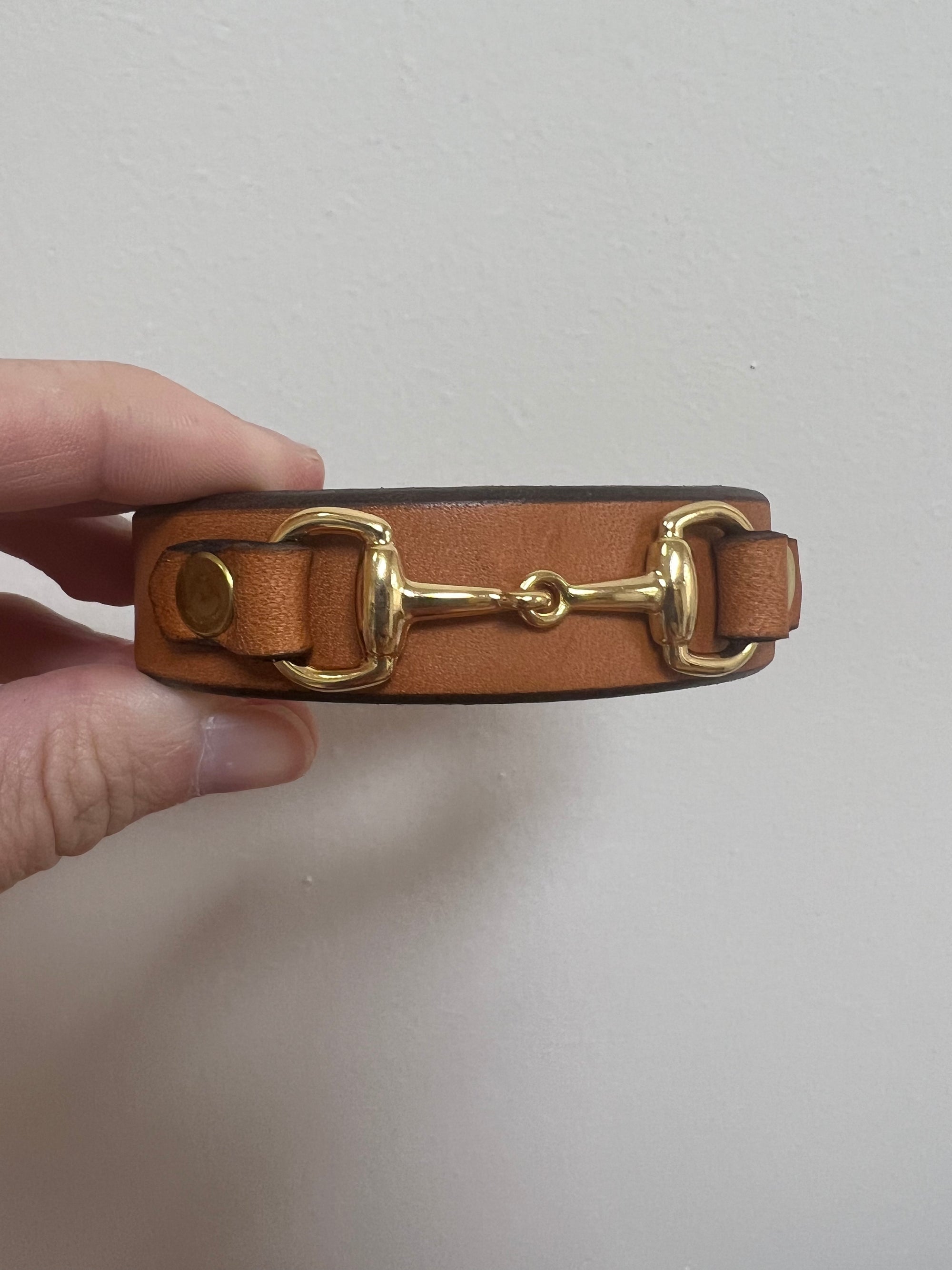 Leather Bit Bracelet