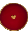 Tiny Heart Blessing Bowl in Red