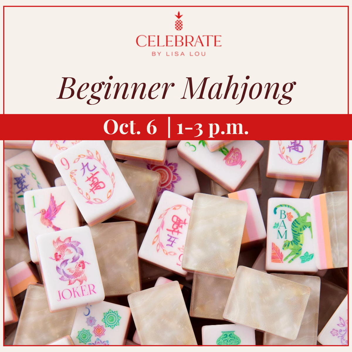 Afternoon Beginner Mahjong | October 6