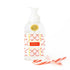 Foaming hand soap bottle with peppermint flavor on a white background