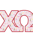 Chi Omega- Door Hanger