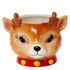 Deer-shaped mug on a white background