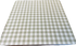 A Mahjong mat featuring a classic green and white gingham checkered pattern, shown from a top-down perspective on a white background.