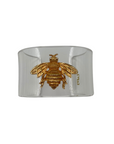 Acrylic Cuff with Vintage Bumble Bee Brooch