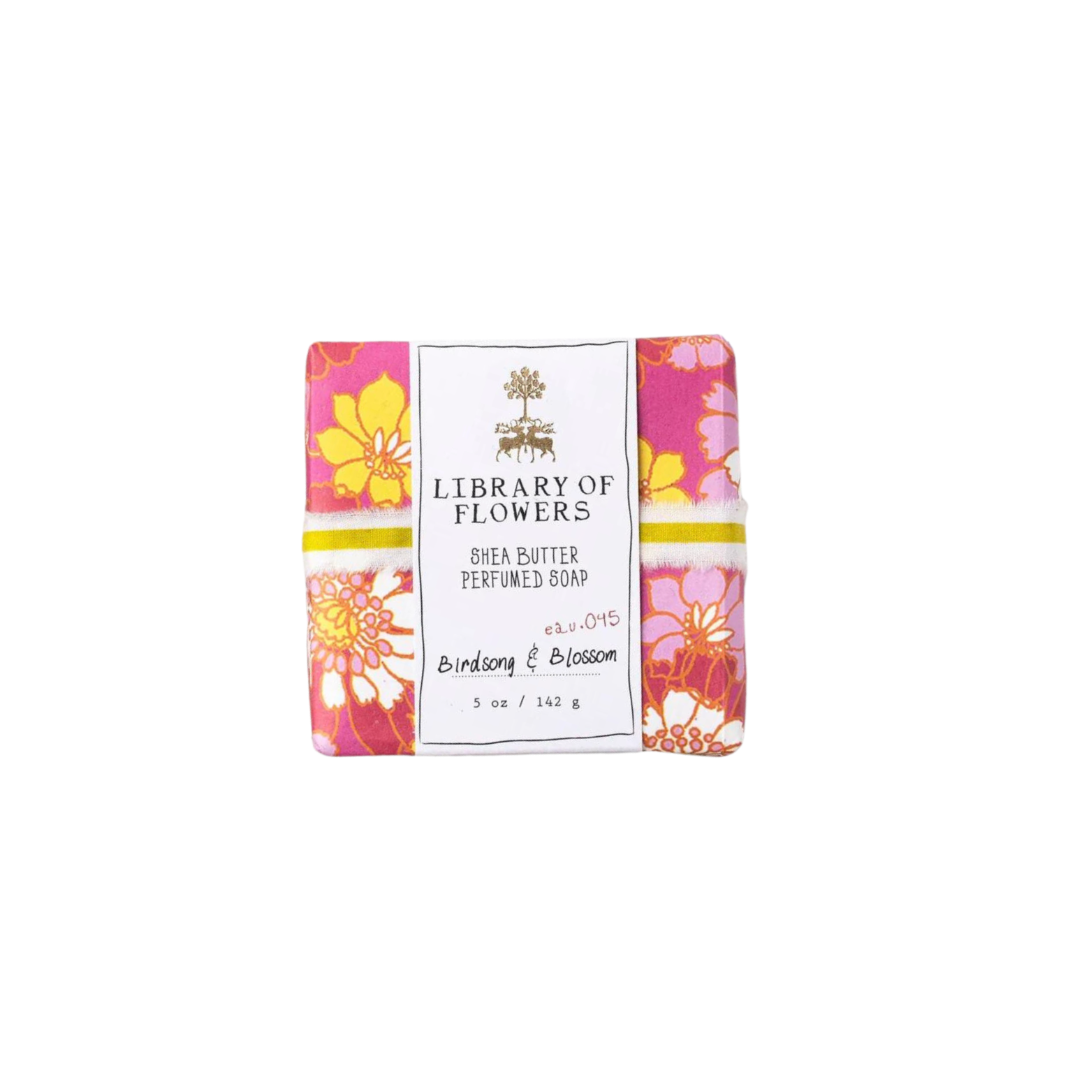 Magenta &amp; Yellow Floral Square Soap