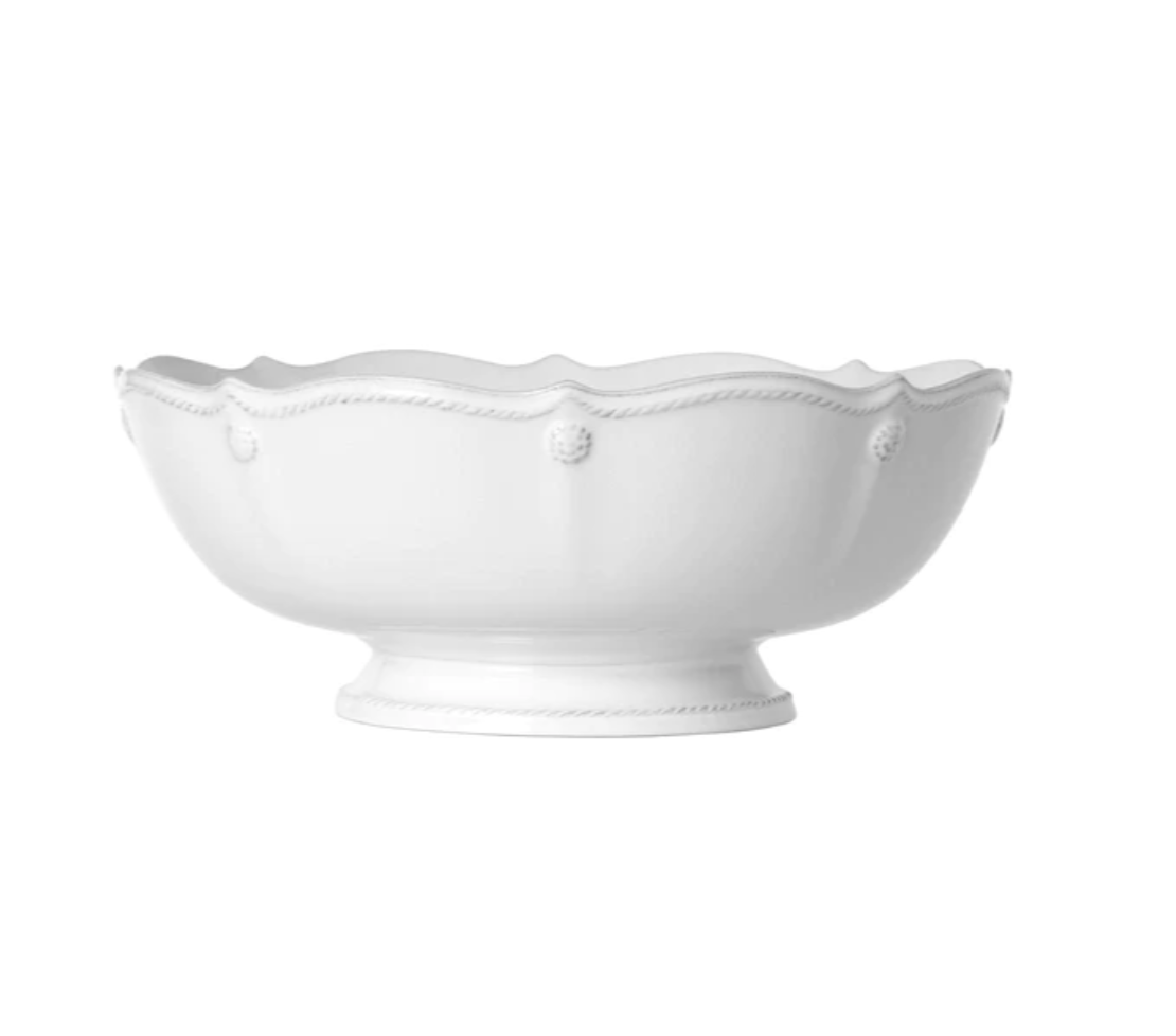 Berry &amp; Thread 11&quot; Footed Fruit Bowl - Whitewash