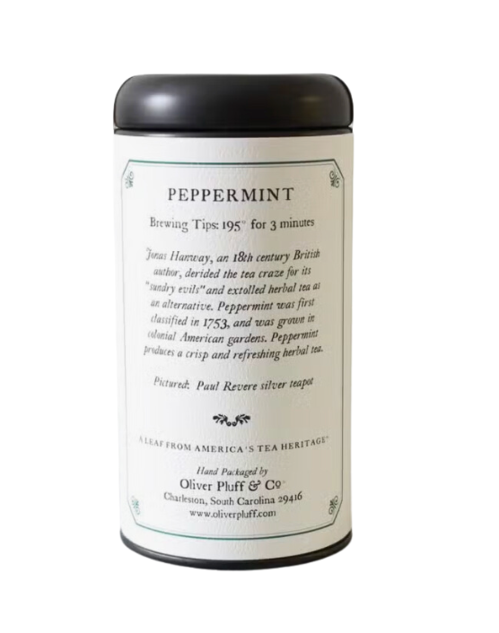 Peppermint Tea in Classic Tin