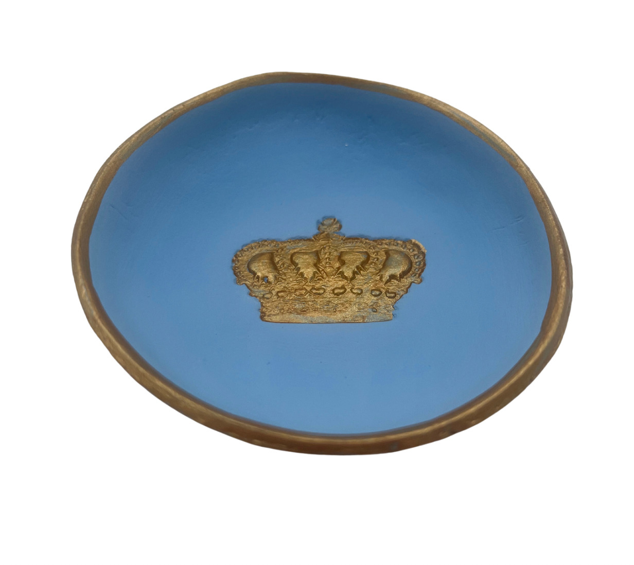 Crown Blessing Bowl in French Blue
