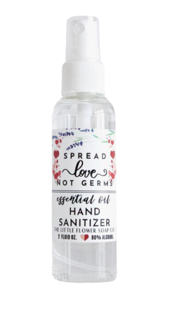 Valentines Day Spread Love Not Germs - Hand Sanitizer