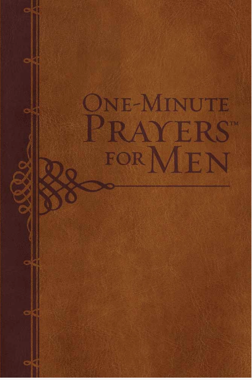One Minute Prayers For Men- Milano Softone, Book