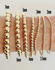 14k Gold Filled Beaded Bracelets