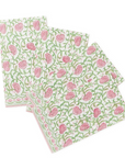 Floral Block Dinner Napkin / Guest Towel