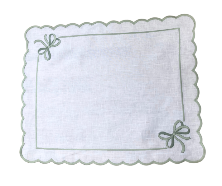 Sage Bow Placemat