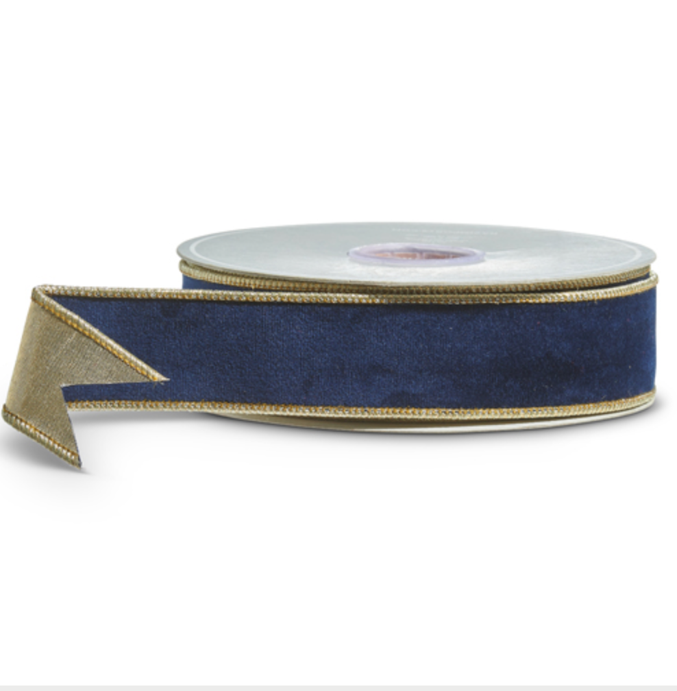 Blue Velvet Ribbon