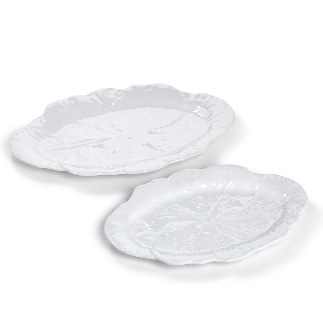 Cabbage Texture Melamine Serving Trays