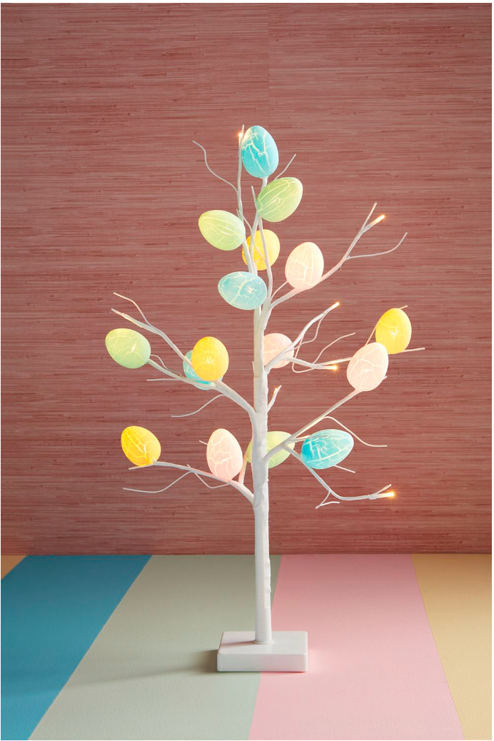 Easter Egg Light-Up Tree