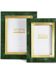 Aventurine Green and Gold Photo Frame