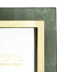 Aventurine Green and Gold Photo Frame