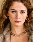 Cleopatra Grande Link Necklace - Gold
