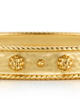Berry Classic Hinged Bangle - Gold