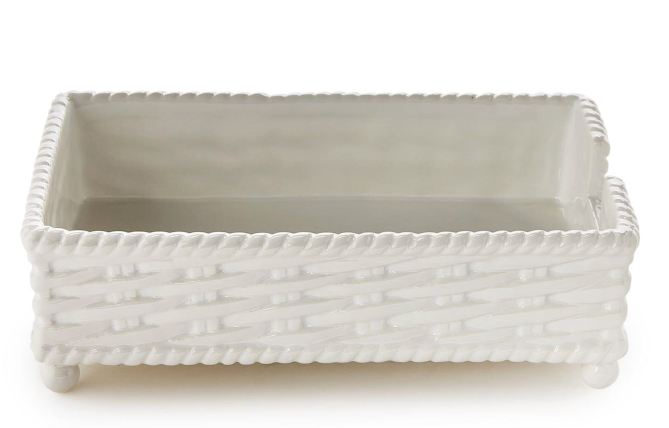 Basketweave Guest Towel Holder