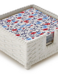 Basketweave Cocktail Napkin Holder