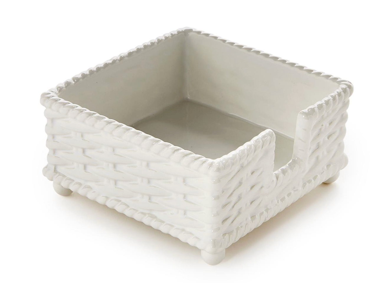 Basketweave Cocktail Napkin Holder