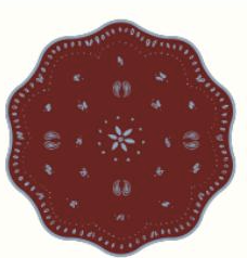 Rodeo Dessert Plate Set - Rouge