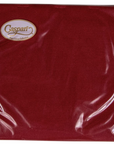 Paper Linen Cranberry Dinner Napkin