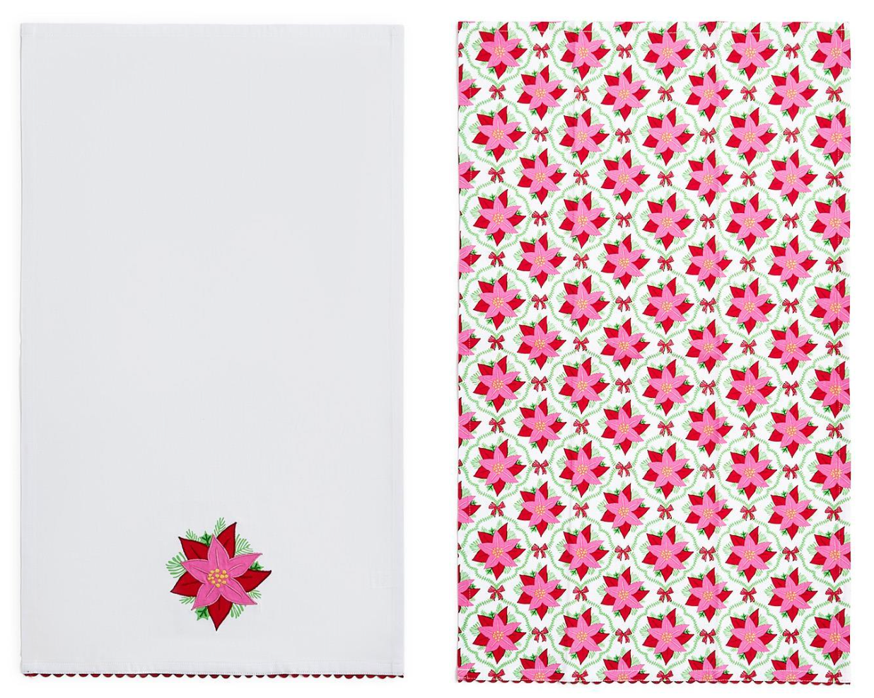Poinsettia Set of 2 Dish Towels
