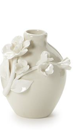 Mini Vases with Sculpted Flowers