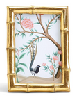 Gold Faux Bamboo Photo Frame