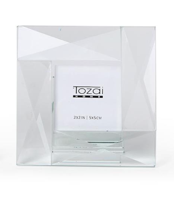 Brilliant Cut 3&quot; x 3&quot; Crystal Photo Frame