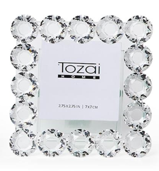 Brilliant Cut 3&quot; x 3&quot; Crystal Photo Frame
