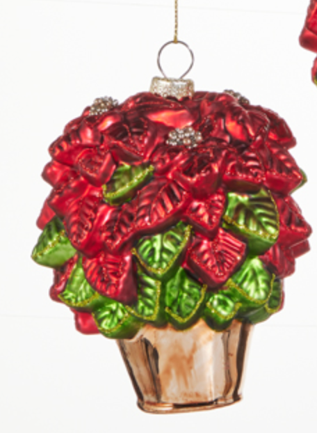 Poinsettia Ornament