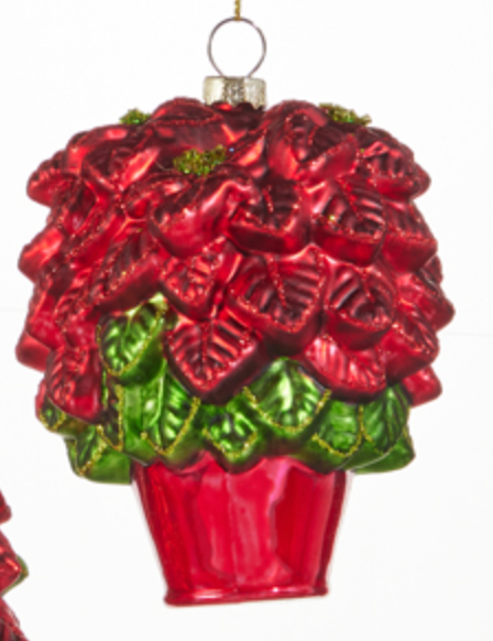 Poinsettia Ornament