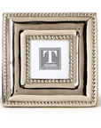 Silver Bead Mini Photo Frame