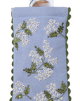 Hydrangea Embroidered and Embellished Multipurpose Eyeglass Holder