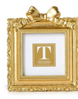 Vintage Gold Mini Photo Frame with Accent Bow